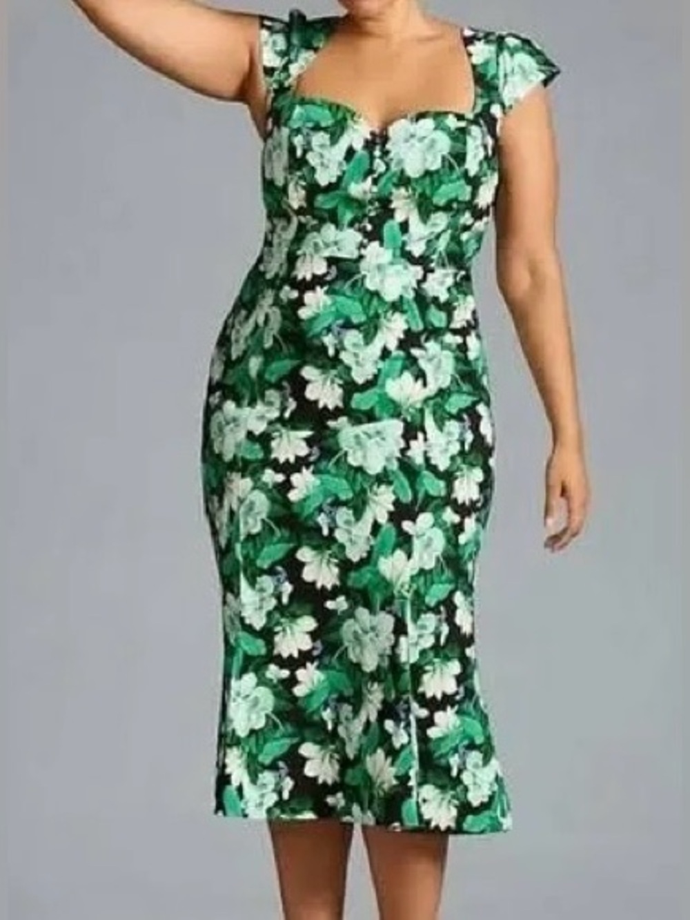 Maeve by Anthropologie Cecily Fit & Flare Sweetheart Dress, Size 2X, NWT